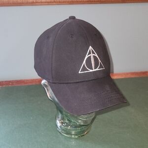 Black Harry Potter The Deathly Hallows Baseball Cap